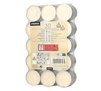 Bougies chauffe-plat, diamètre: 37 mm, blanc