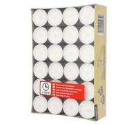 Bougies chauffe-plat, diamètre: 39 mm, blanc