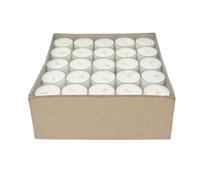 Bougies chauffe-plat en cire de colza de haute qualité dans une tasse transparente avec une durée de combustion de 4 ou 7-8 heures avec cire blanche pure sans parfum et de non toxique