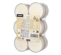 Bougies chauffe-plat Maxi, diamètre: 57 mm, blanc