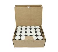 Bougies chauffe-plat naturelles fabriquées à partir de cire de colza sans paraffine avec 4 ou 8 heures de durée de combustion Bougies dans une tasse en aluminium sans plastique