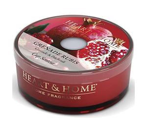 Bougies Cups Heart and Home Grenade Rubis