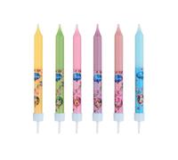 Bougies d'anniversaire - Disney - Lot de 8 - Multicolore - 10 cm - Pour enfant