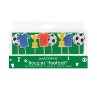 Bougies d'anniversaire - Les Schtroumpfs - Set de 8 - Multicolore - Pour enfants - Fabriquées en France