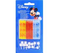 Bougies d'anniversaire Mickey Mouse, 12 pièces.