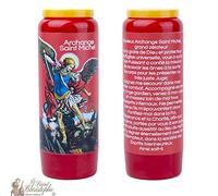 Bougies de neuvaine Saint Michel- 20 pièces - combustion 9 jours