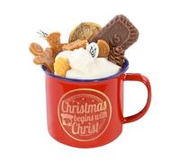 Bougies de Noël - Bougies de soja Parfums de Noël,Bougies de Noël en forme de tasse à gâteau, cadeaux de Noël en forme de bonhomme en d'épices pour femmes, bougie d'scentthérapie pour la Demaxiyad