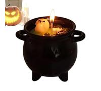 Bougies d'Halloween à combustion longue durée Pot à bulles Brûleur léger