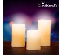 Bougies en cire à flamme LED avec capteur de souffle G