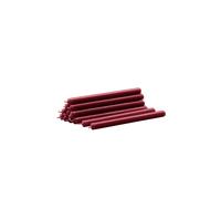 Bougies Lot de 12 Bordeaux