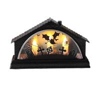 Bougies Lumineuses D'Halloween Décoration Maison Résine LED Sans Flamme | Déco Halloween Chambre Pour Extérieur Intérieur Fête Demande En Mariage Shower Maison Cheminée