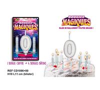 Bougies magiques Chiffre 0