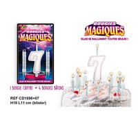 Bougies magiques Chiffre 7