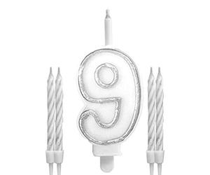 Bougies magiques Chiffre 9