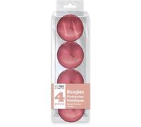 BOUGIES METALLISEES FLOTTANTES ROSE GOLD
