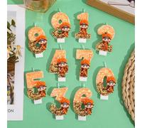 Bougies numériques Naruto Shippuden, décorations de fête anime, fournitures pour gâteaux d'anniversaire, cadeau décoratif 2026 4