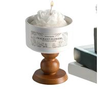 Bougies parfumées de longue durée, bougies parfumées au camélia en forme de tasse de thé, parfum maison en céramique, remplies de collants créatifs et pour décoration