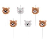 Bougies Petits Oursons 3cm