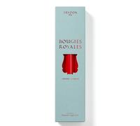 Bougies Royales Boîte de 6 Chandelles - Rouge Vif 6ct