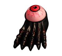 Bougies sans flamme d'Halloween - Bougies chauffe-plat LED effrayante en forme de globe oculaire, accessoire d'ambiance de fête, 8,5 x 5,5 x 4,2 cm, bougie vacillante à piles pour maison hantée,
