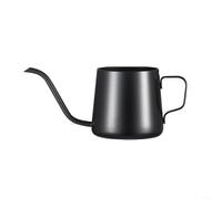 Bouilloire à col de cygne en acier inoxydable avec bec fin pour un versement précis à la maison pour barista 350 ml blanc (noir 250 ml)