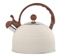 Bouilloire à induction - Théière vintage en acier inoxydable 2,5 L, bouilloire sifflante pour cuisinière | maison, jardin, terrasse, appartement, dortoir, garden-party, pique-nique