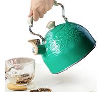 Bouilloire à sifflet de de cuisson - Bouilloire de 2,5 litres, poignée ergonomique avec poignée fraîche, pot chauffant, cuisine camping home Gear | Bouilloire à thé classique pour l'eau