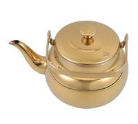 Bouilloire à Thé en Acier Inoxydable 1,5 L pour Maison et Restaurant | Bec Verseur Précis, Poignée Confortable, Compatible Induction et Gaz, pour Infuser à Maison
