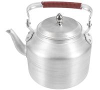 Bouilloire Domestique en Aluminium 2 L Argenté, Poignée Facile à Saisir | Usage Maison et Hôtel, Légère à Transporter, Sûre, Large Application, Format Pratique pour Infusion