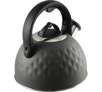 Bouilloire électrique - Bouilloire de cuisinière - 2,5 L - Acier - Pour induction et gaz - Avec sifflet - Poignée ergonomique - Design classique