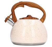 Bouilloire en acier inoxydable, 3 litres, avec poignée ergonomique et fonction de sifflet