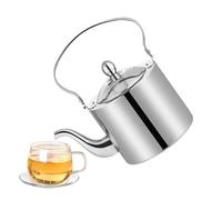 Bouilloire en Acier Inoxydable Comprend Un Filtre à Fine Et Un Long | Chaudière à eau adaptée à la cuisson de l'eau, au café, à la cuisine, au camping, aux voyages, au bureau, à la maison, etc