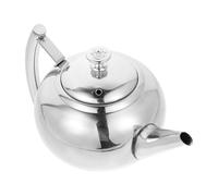 Bouilloire en Acier Inoxydable Filtre, 1 L, Poignée Isolante | Maison et Restaurants, Compatible Plaque à Induction et Fil Électrique, Finition Argenté, Grosse Capacité