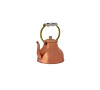 Bouilloire en cuivre, Theiere cuivre - avec anse en porcelaine, 1,5L