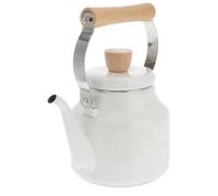 Bouilloire en Émail de Grosse Capacité pour Eau Chaude au Feu | Anse Ergonomique, Large Ouverture, Versement Maîtrisé, Nettoyage Facile, Adaptée aux Cuisiniers Amateurs, Thé et Chocolat