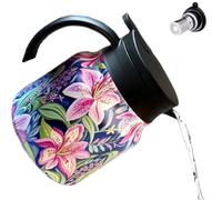 Bouilloire isotherme en acier inoxydable | Théière filtrante en acier inoxydable pour boissons chaudes, eau, thé, café pour espace de travail, restaurant, thé, orchidée