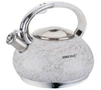 Bouilloire - KH-1066 - Avec sifflet - 3 0 L - Inox (tous feux dont induction)