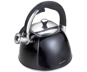 Bouilloire - KING HOFF - KLAUSBERG WHISTLE KETTLE 2.2L - Acier inoxydable - Sifflet oscillant - Design moderne