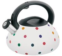Klausberg KB-7074 Bouilloire sifflante en acier inoxydable Effet coloré