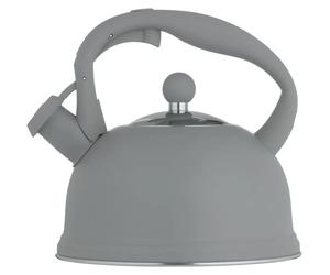 Bouilloire - Modèle "Czajnik z gwizdkiem" - 1,8L - Otto - Pour plaque de cuisson - Gris