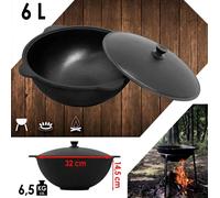 Bouilloire ouzbek à fond plat 6L