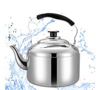 Bouilloire sifflante en acier inoxydable avec infuseur, haute capacité de qualité alimentaire pour le camping, 3 L, 4 L, 5 L, 6 L, 7 L, 8 L