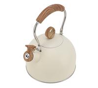 Bouilloire Sifflante Inox 2,5L, Fond Capsulé Chauffage Rapide, Compatible | Acier inoxydable 304 anti-rouille, bec verseur sifflet fort, prise en main ergonomique anti-brûlure, fond thermique à répart