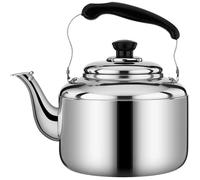 Bouilloire Sifflante Inox - 3/4/5/10L - Acier Inoxydable - Cuisson Rapide - Pour Poêle À Bois Et Gaz CONFITURIER ELECTRIQUE