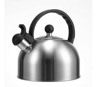 Bouilloire sifflante - Inox - Induction - 2,5 litres - Gris