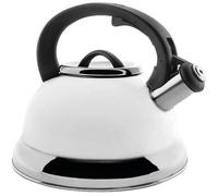 Bouilloire sifflante - LACOR - 2.5 L - Laqué blanc - Look rétro - Sifflement mélodieux