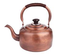 Bouilloire sifflante pour cuisinière, bouilloire à chauffage rapide avec sifflet puissant, poignée ergonomique, idéale pour les cuisinières à gaz, 1,5 l