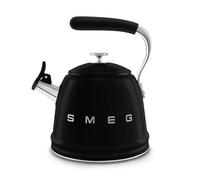 Smeg Bouilloire sifflante WKF01BL 2,3 L acier inoxydable noire
