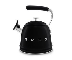 Bouilloire sifflante SMEG Noir WKF01BL
