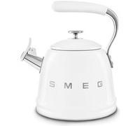 Bouilloire Smeg à sifflet WKF01WH Blanc Blanc H